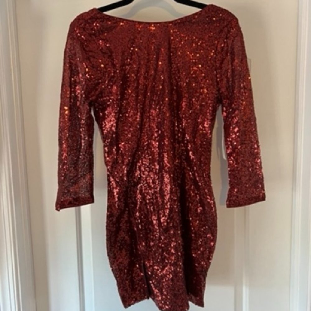3/4 Sleeve Sparkly Dress NWT